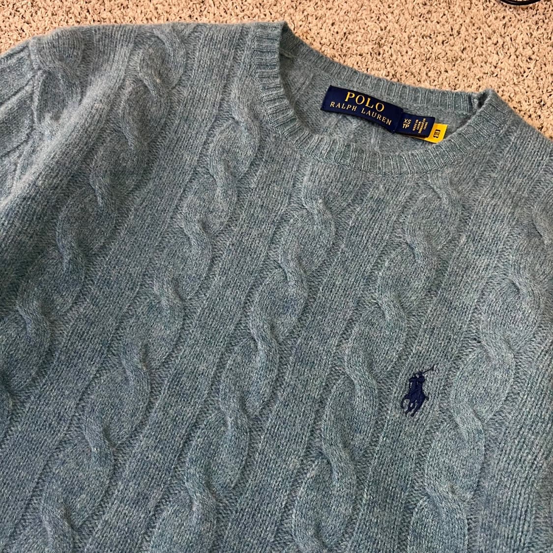 폴로 랄프로렌 OR 울 케이블 니트 상품이미지2