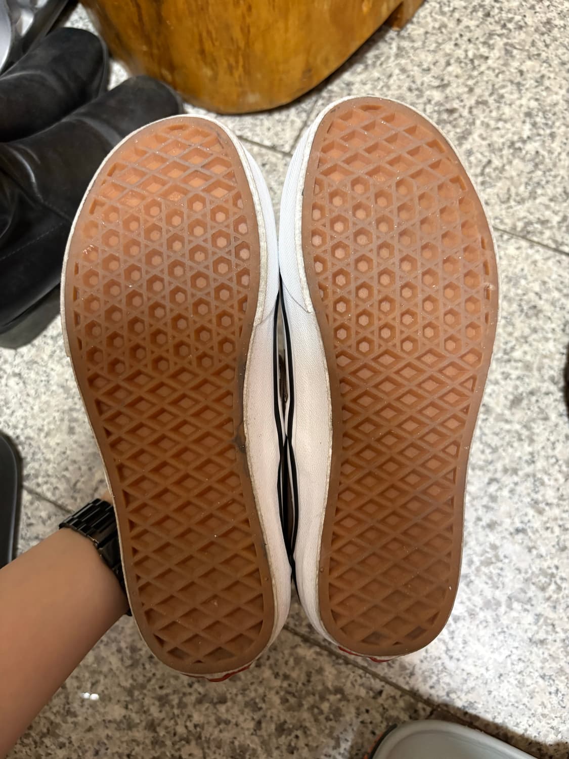 반스 클레식 슬립온 체커보드 월넛 상품이미지2