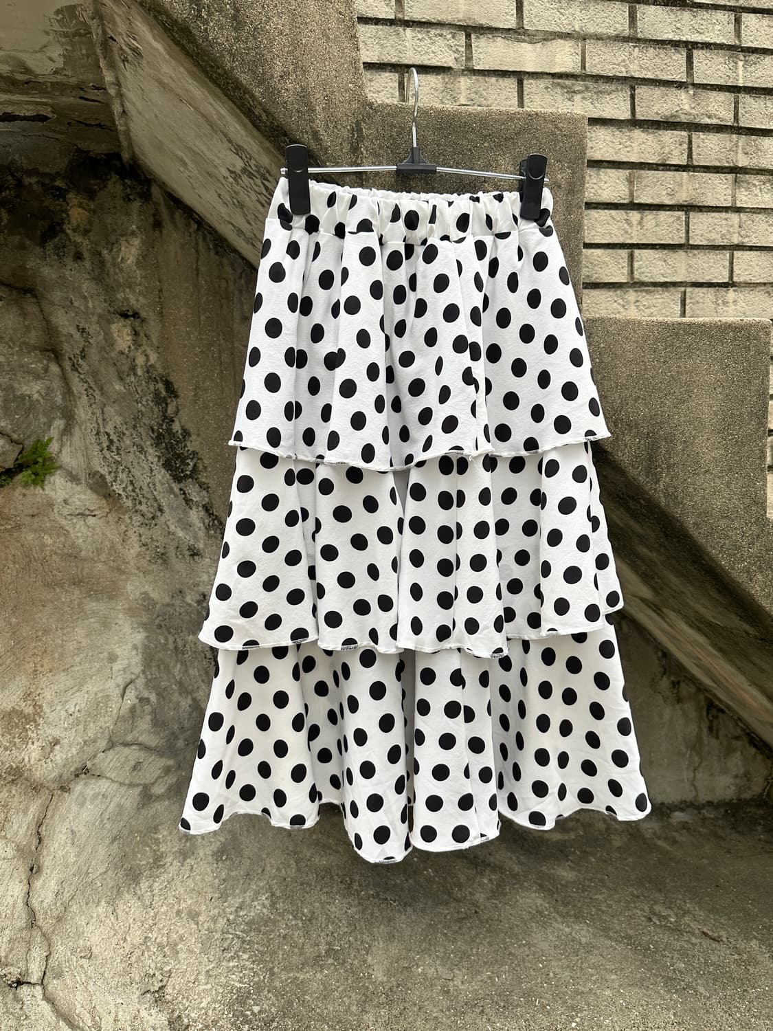 Vintage three tier layered skirt  상품이미지1