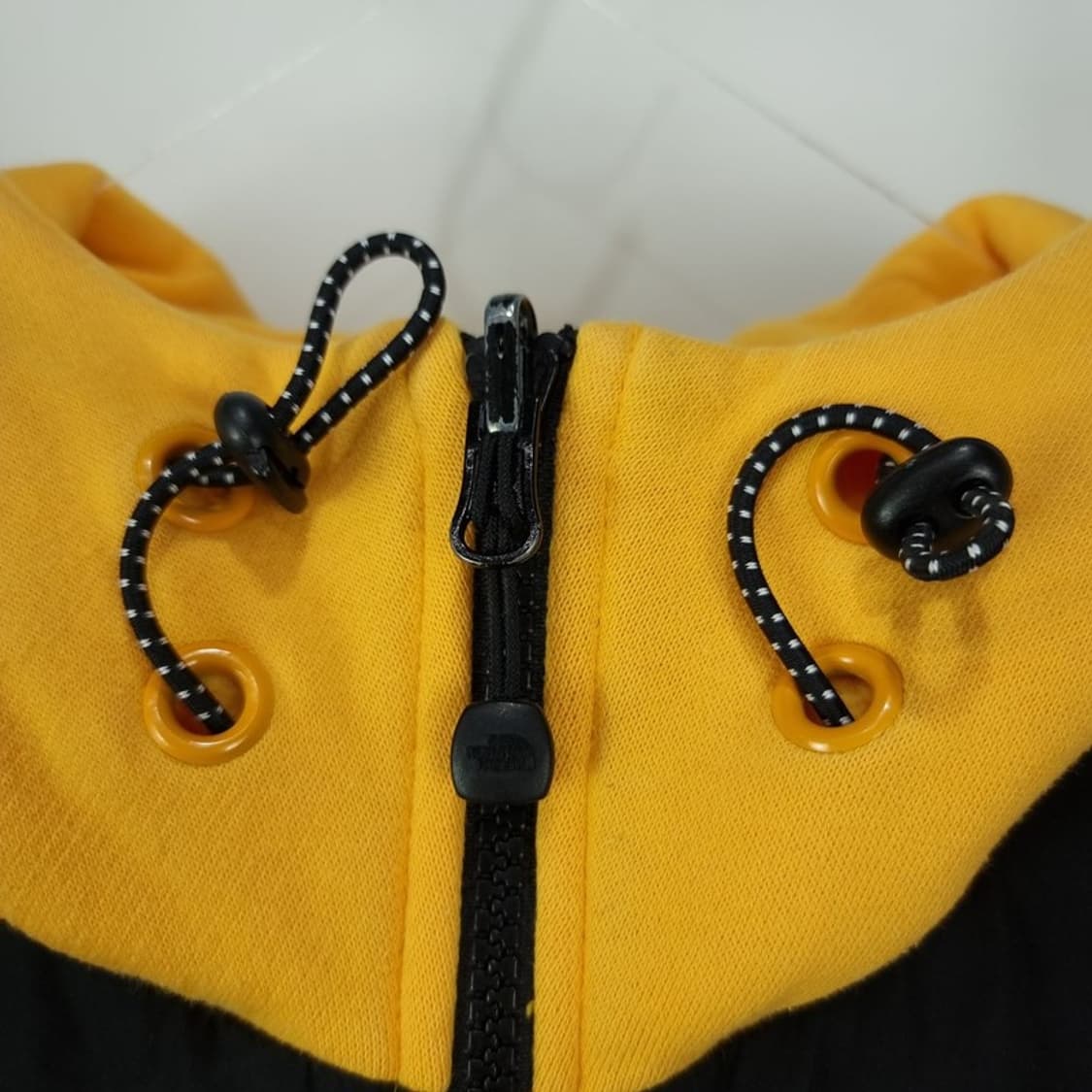 [노스페이스] 리버시블 양면 로고 자수 후드 집업 옐로우 M19483 상품이미지8