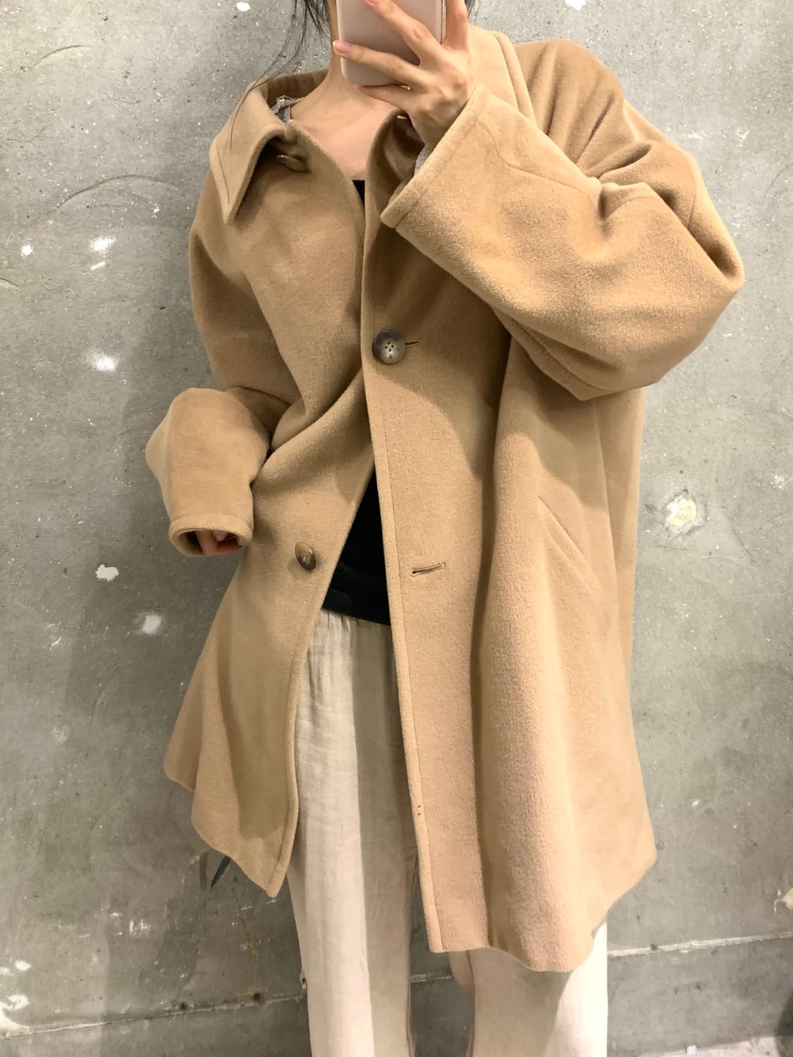Maxmara 막스마라 카멜 울 코트  상품이미지3