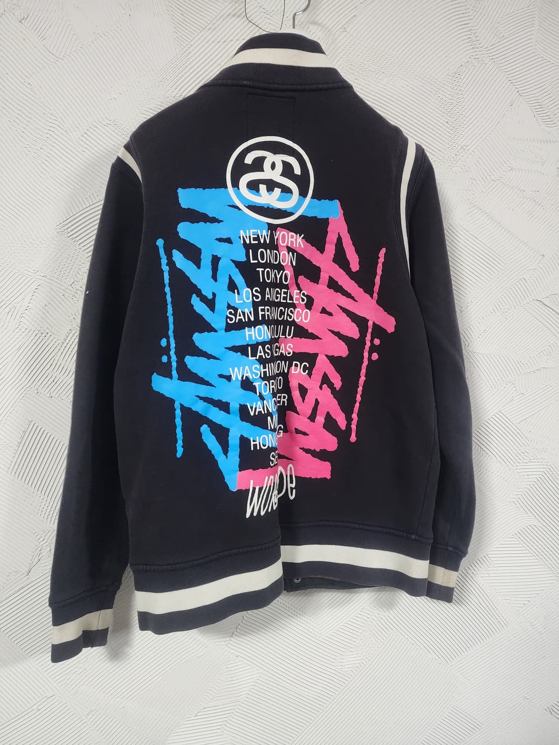 stussy 스투시 월드투어 바시티자켓 상품이미지2