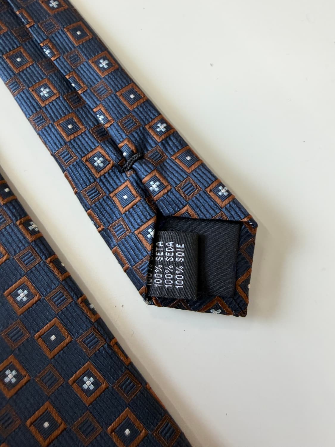 GIAN MARCO VENTURI 빈티지 실크 넥타이 9.5cm 상품이미지6