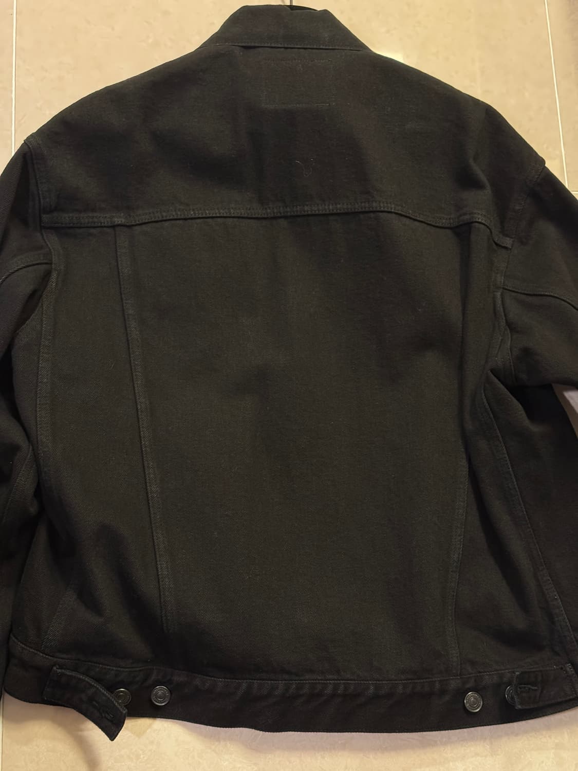 [36] BALENCIAGA 발렌시아가 가드로브 블랙 데님자켓 상품이미지8