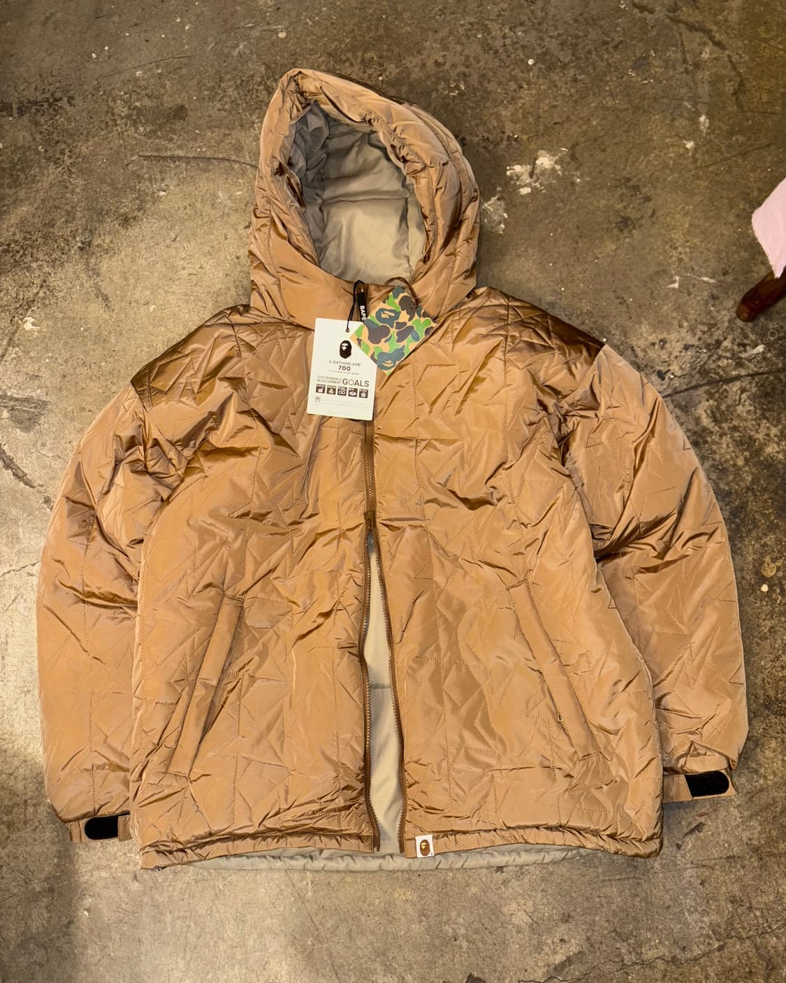 Bape Brown Full Star Pattern Padded Tw 상품이미지7