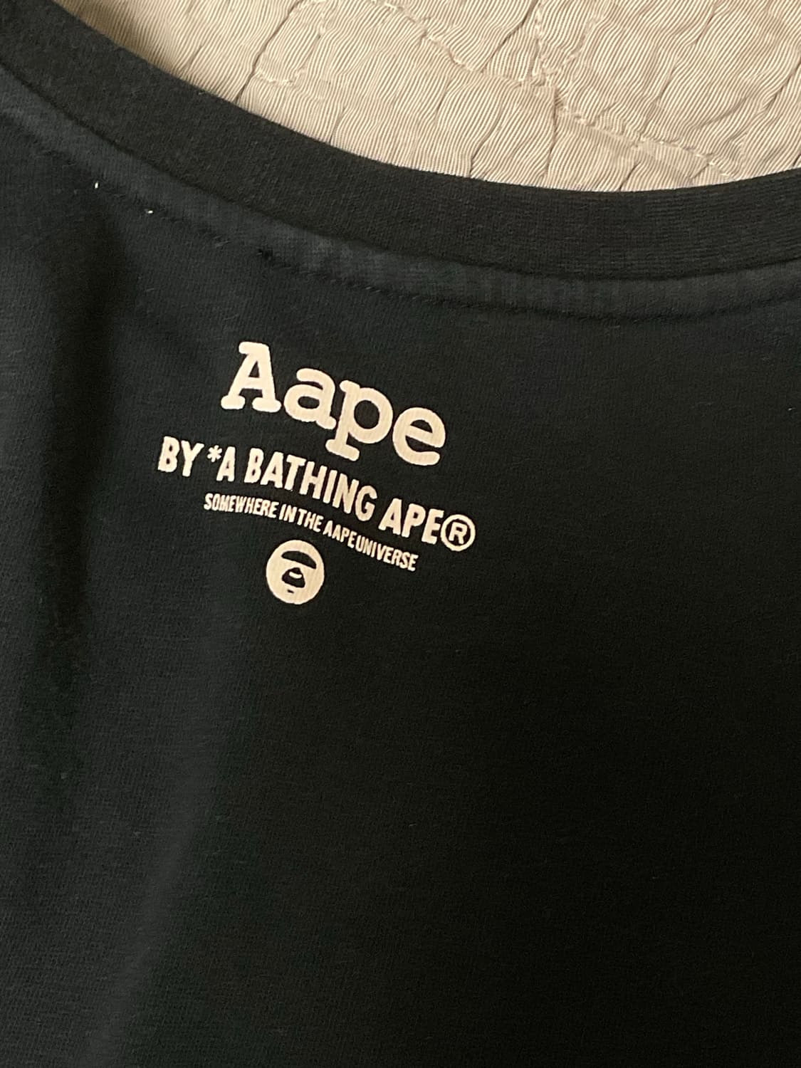 Aape 에이프 롱슬리브 맨투맨 블랙 M 베이프 상품이미지3