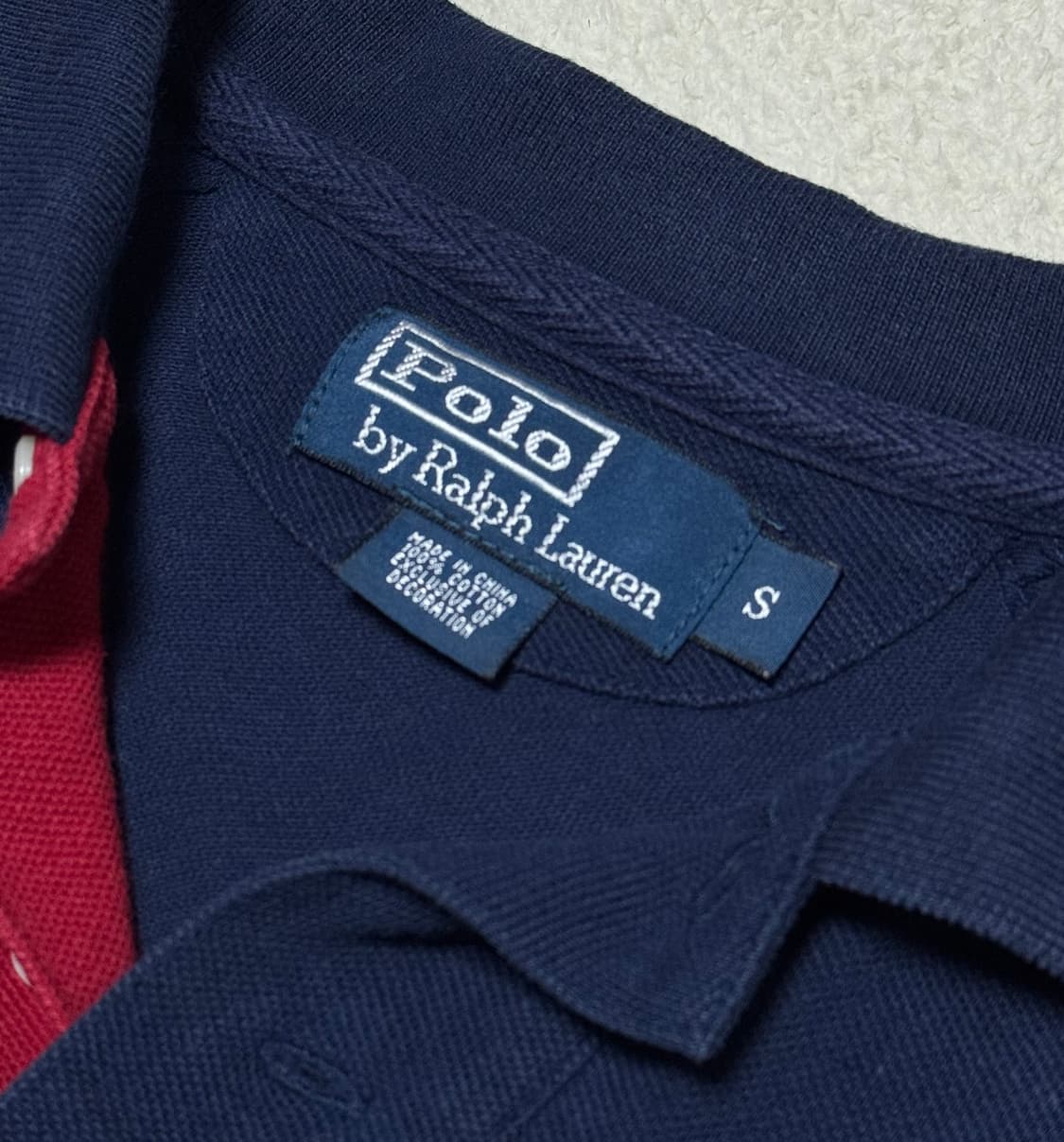폴로 랄프로렌 빅포니 네이비 반팔 상품이미지4