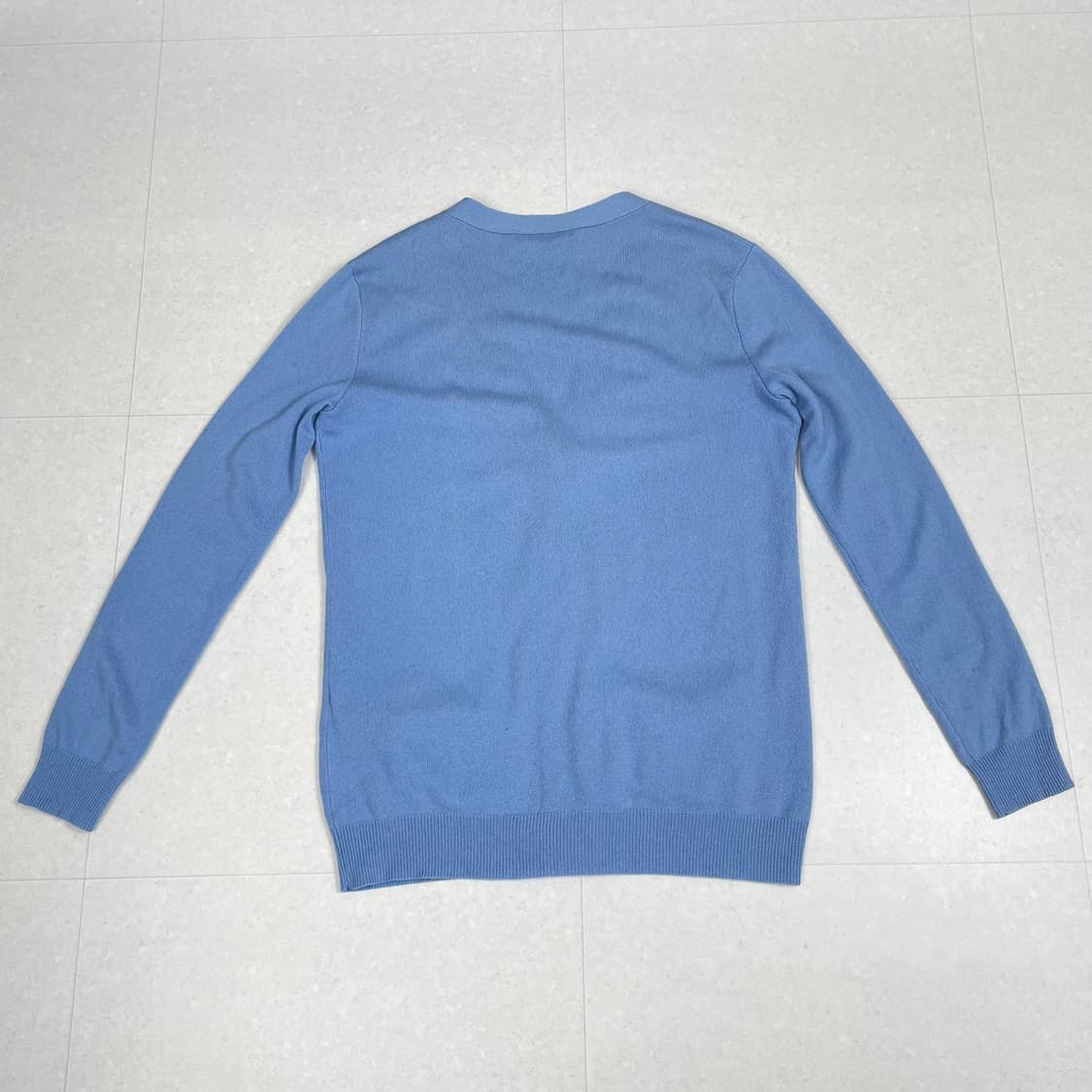 랄프로렌 스카이블루 캐시미어100 브이넥 가디건 상품이미지6