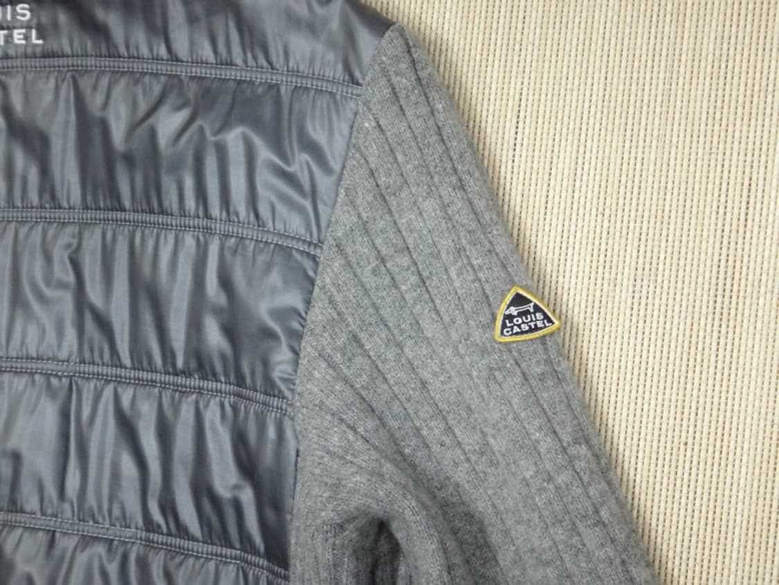 (100) 루이까스텔 골프 남성 반집업 방풍 울 니트 상품이미지5