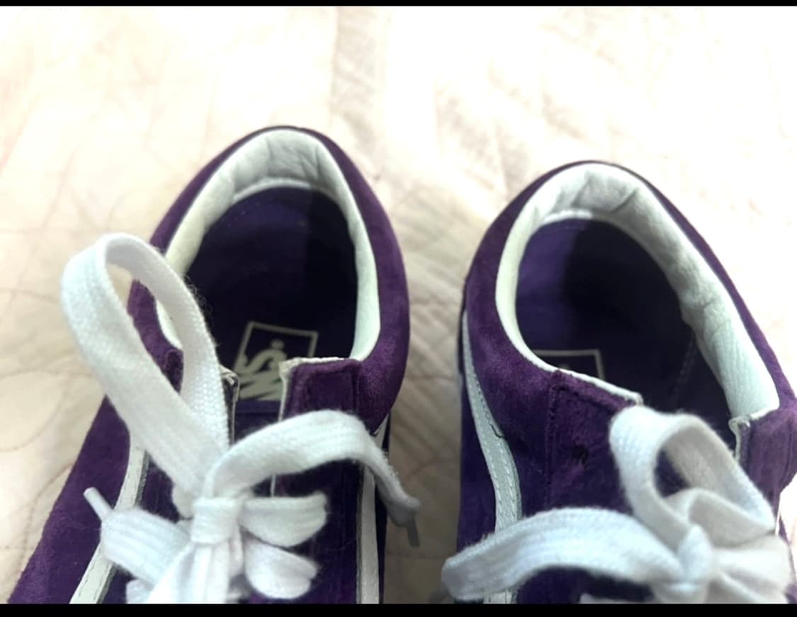 반스285 퍼플 스웨이드 판매해요 상품이미지5