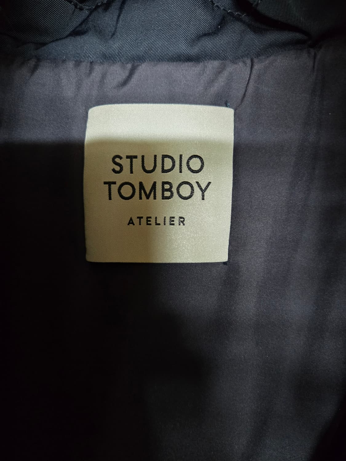 스튜디오 톰보이 여성 구스 네이비 롱 패딩 폭스 퍼 free 상품이미지7