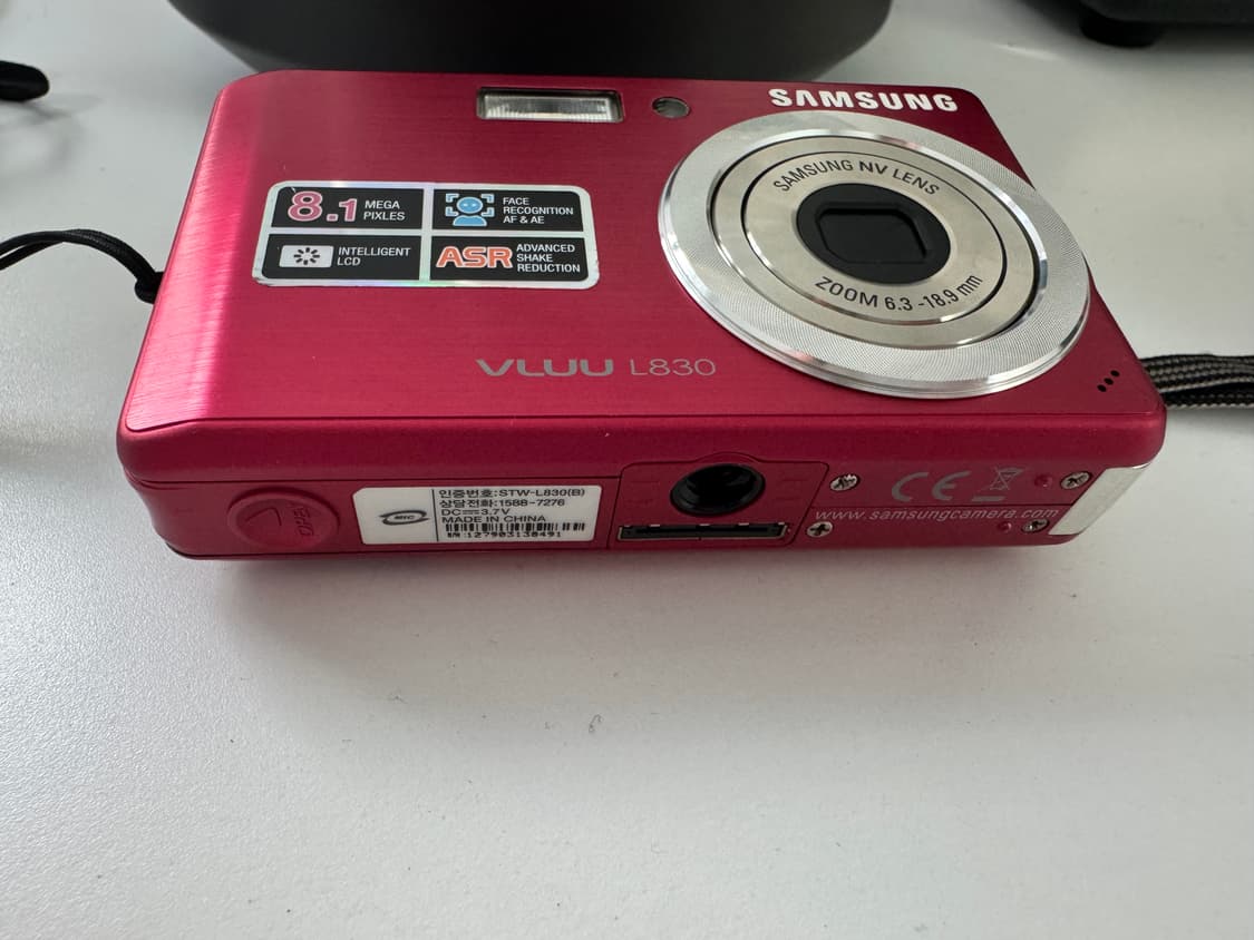 (환연민경) 빈티지 디카 삼성 vluu l830 s급 레드 상품이미지5
