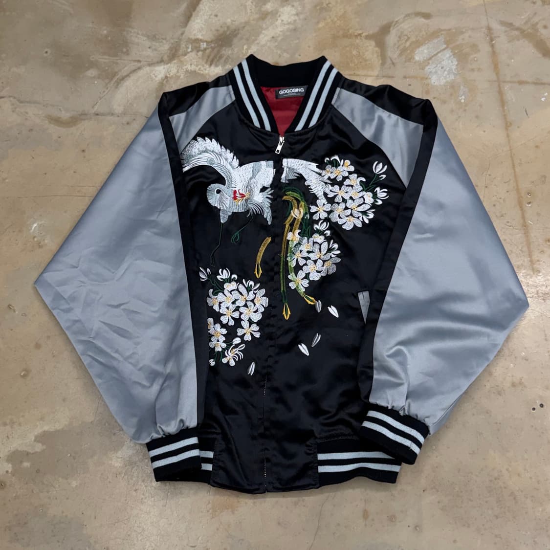 Vtg 백조 자수 스카쟌 상품이미지3
