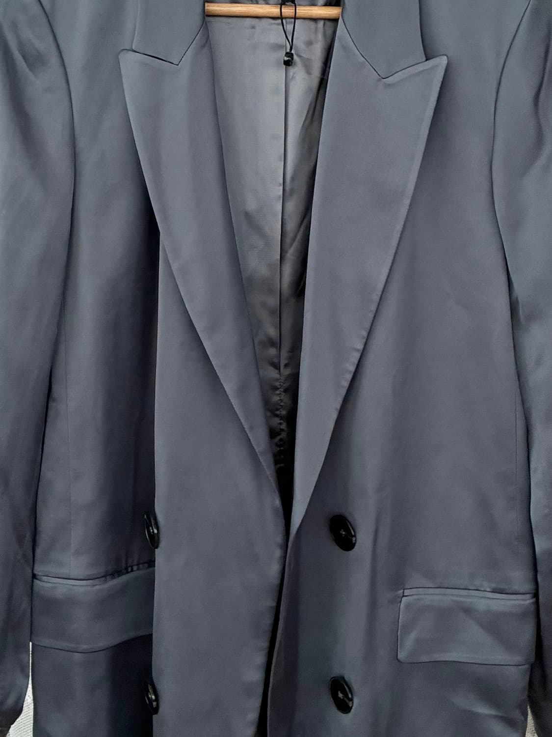 42) 마시모두띠 큐프라 블레이저 그레이 상품이미지3