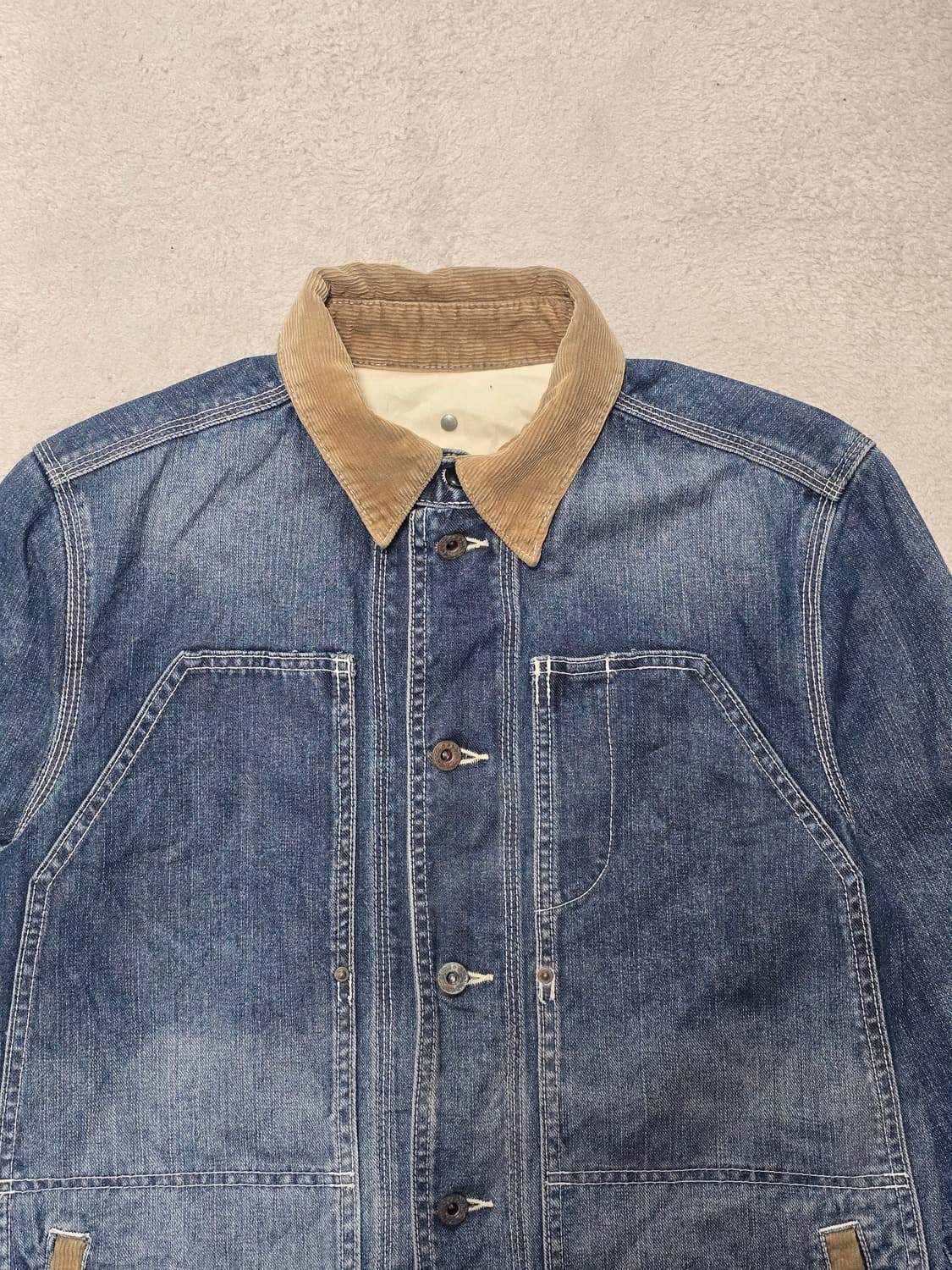 타케오키쿠치 스웨이드 데님 자켓 4 상품이미지2