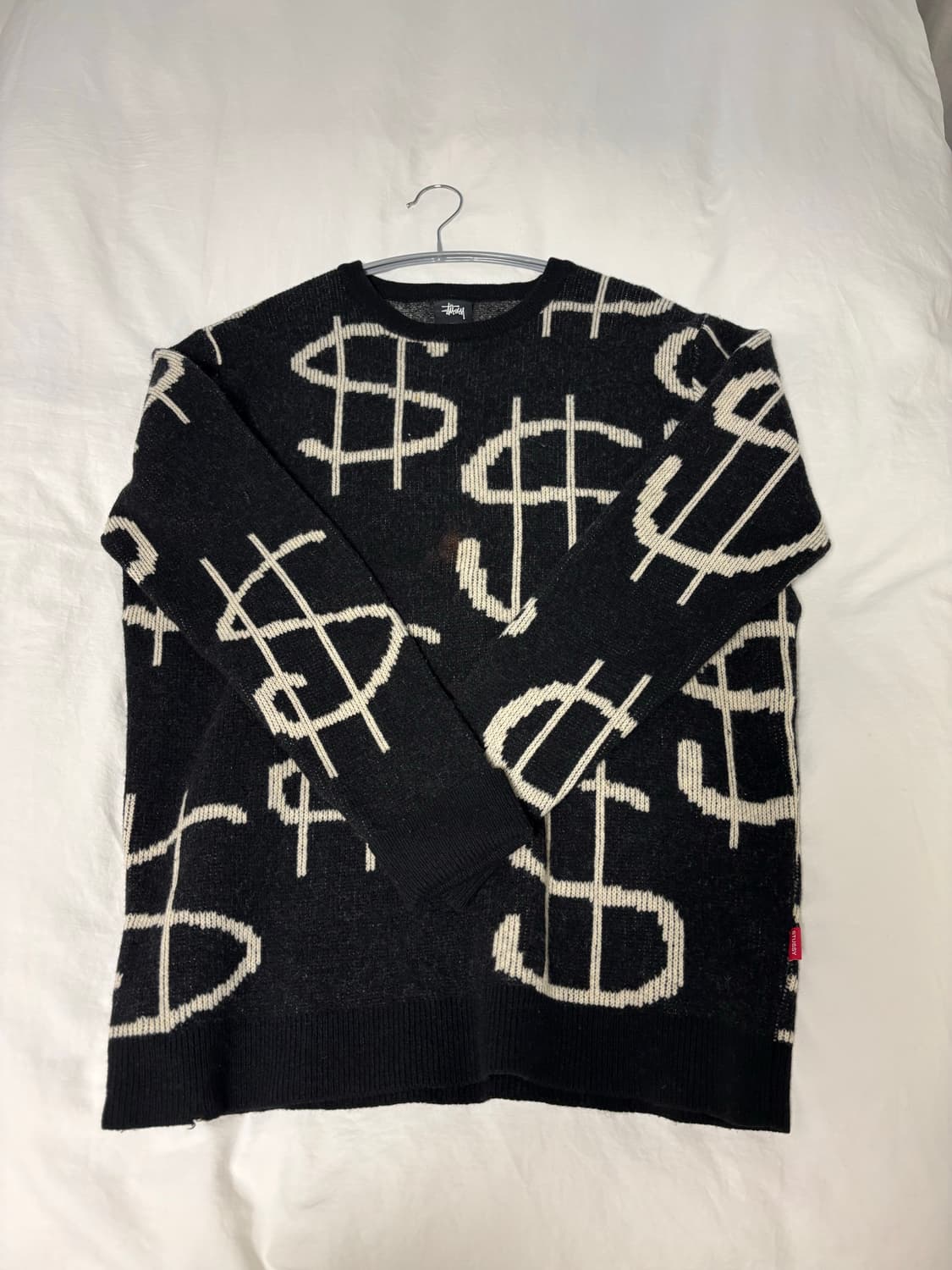 스투시 라지 올드 달러싸인 스웨터 롱슬리브 상품이미지1