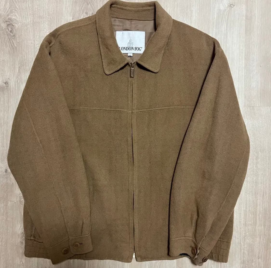 [LONDONFOG] 런던포그 빈티지 체크 카라 자켓 상품이미지1