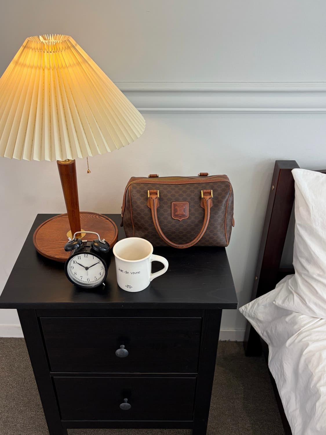 올드셀린느 마카담 미니보스턴 브라운 상품이미지1