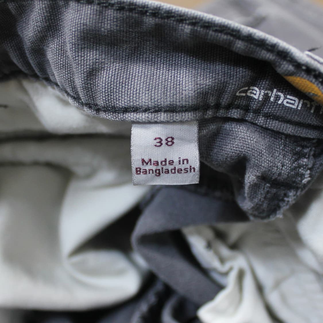 Carhartt 칼하트 차콜 워크 팬츠 P394 상품이미지6