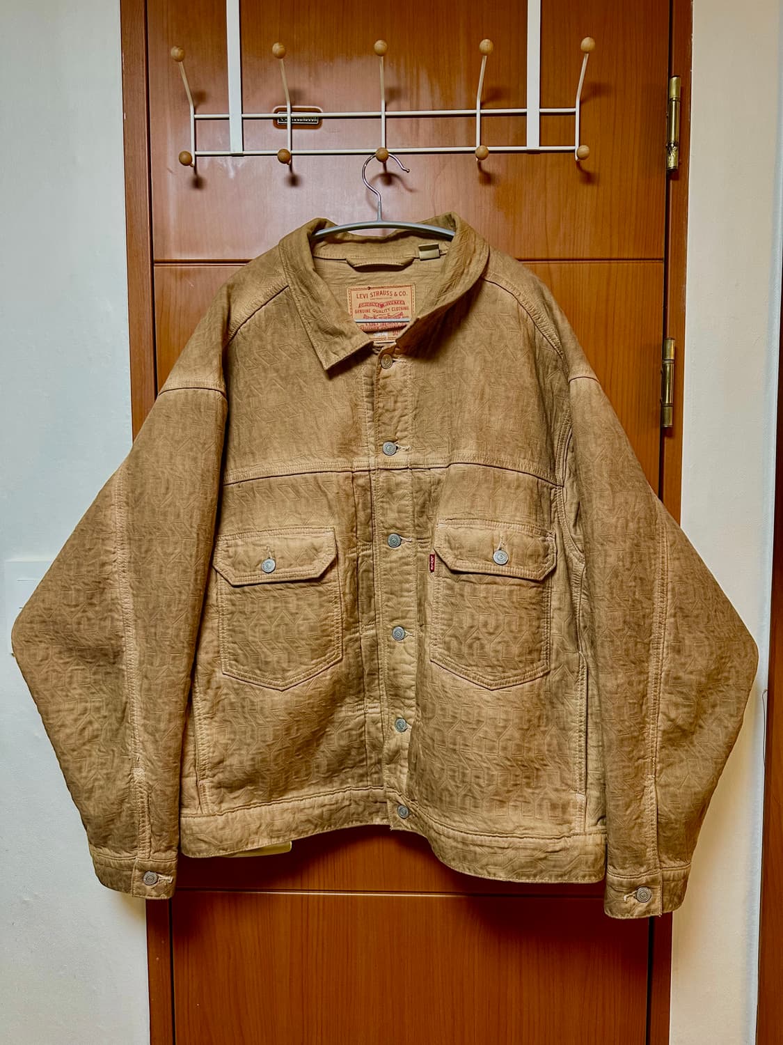 Stussy x levi's jacquard trucker jacket 상품이미지2
