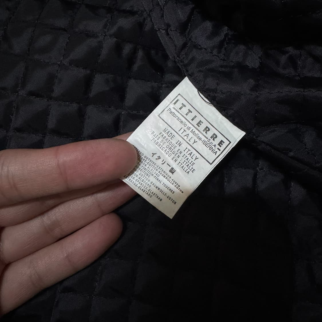 디젤 스펠아웃 빅로고 레더자켓 상품이미지5