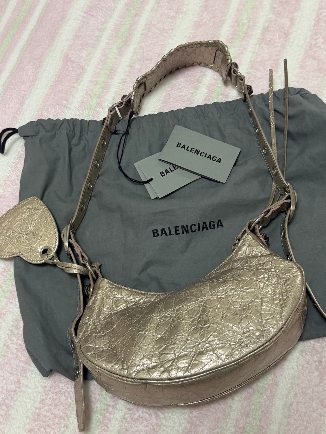 발렌시아가 르카골 xs 메탈라이즈드 베이지 상품이미지3