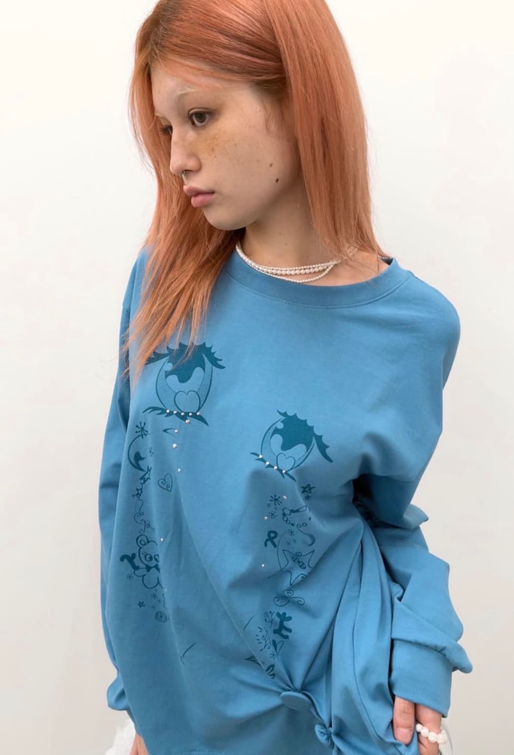 타입서비스 Cry Eyes Ruched Top 상품이미지2