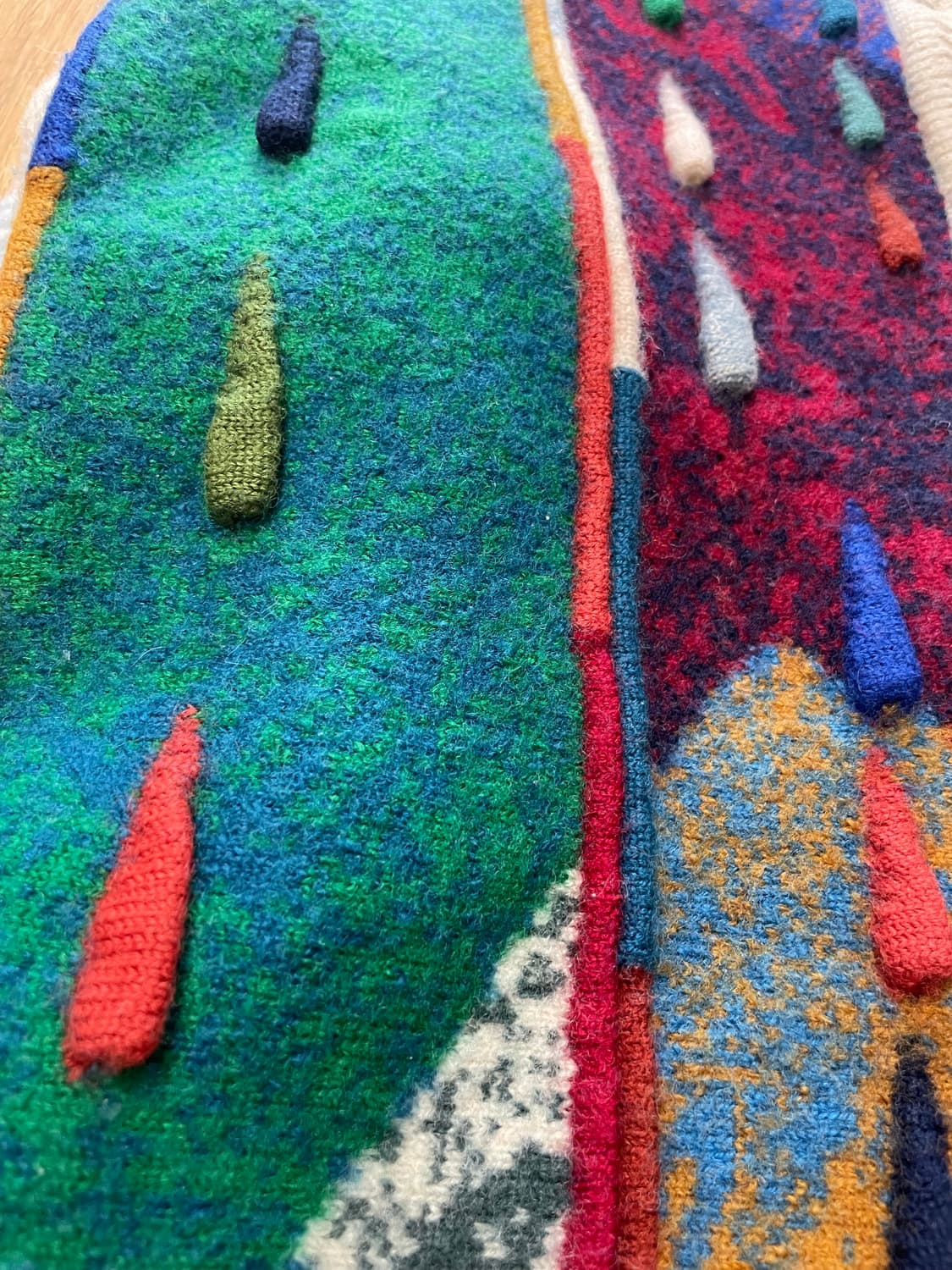 국내 유일 Made 호주 게쿠 geccu 빈티지 입체 케이블 니트 가디건 상품이미지3