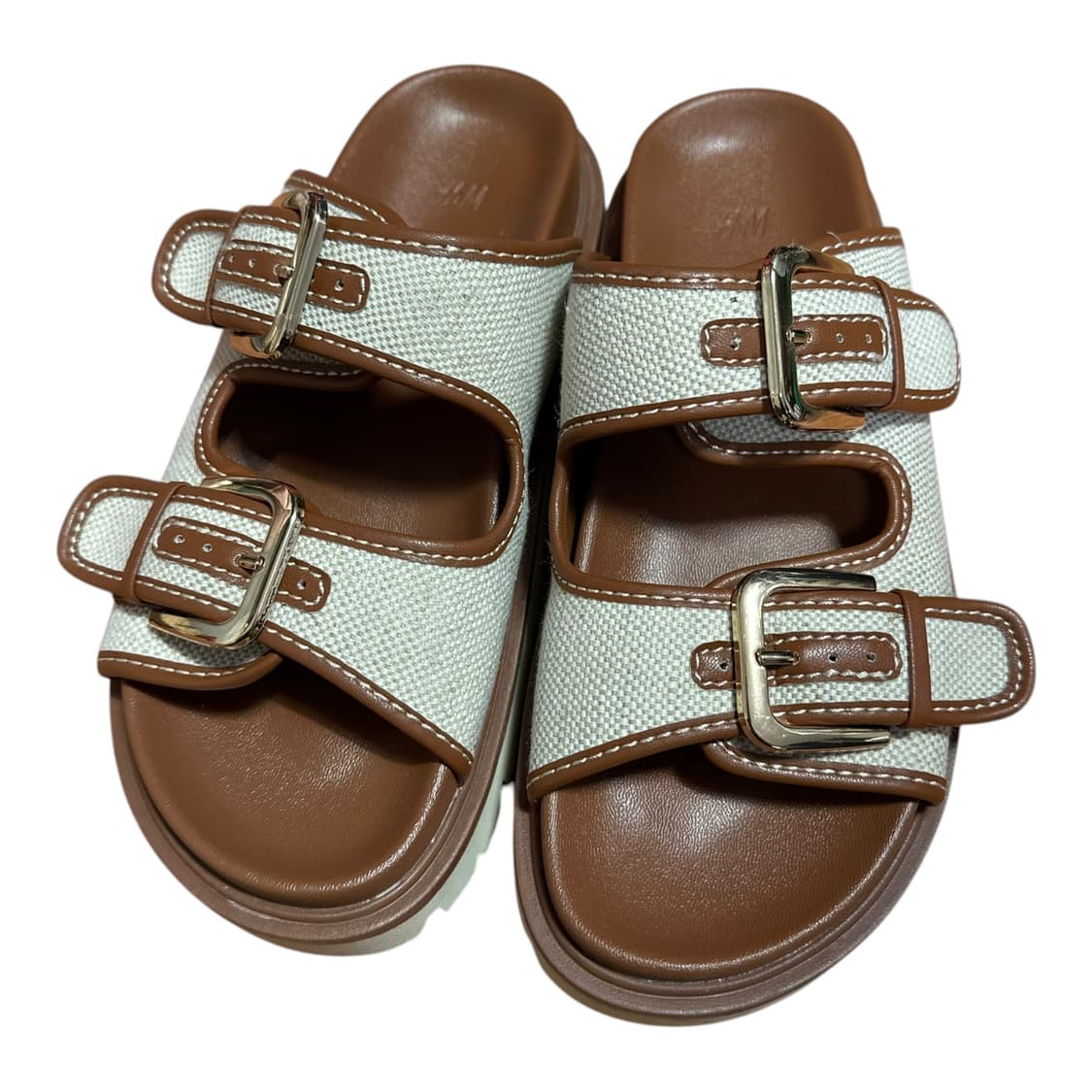 ✨ (바배) H&M 청키 브라운 베이지 샌들  상품이미지1