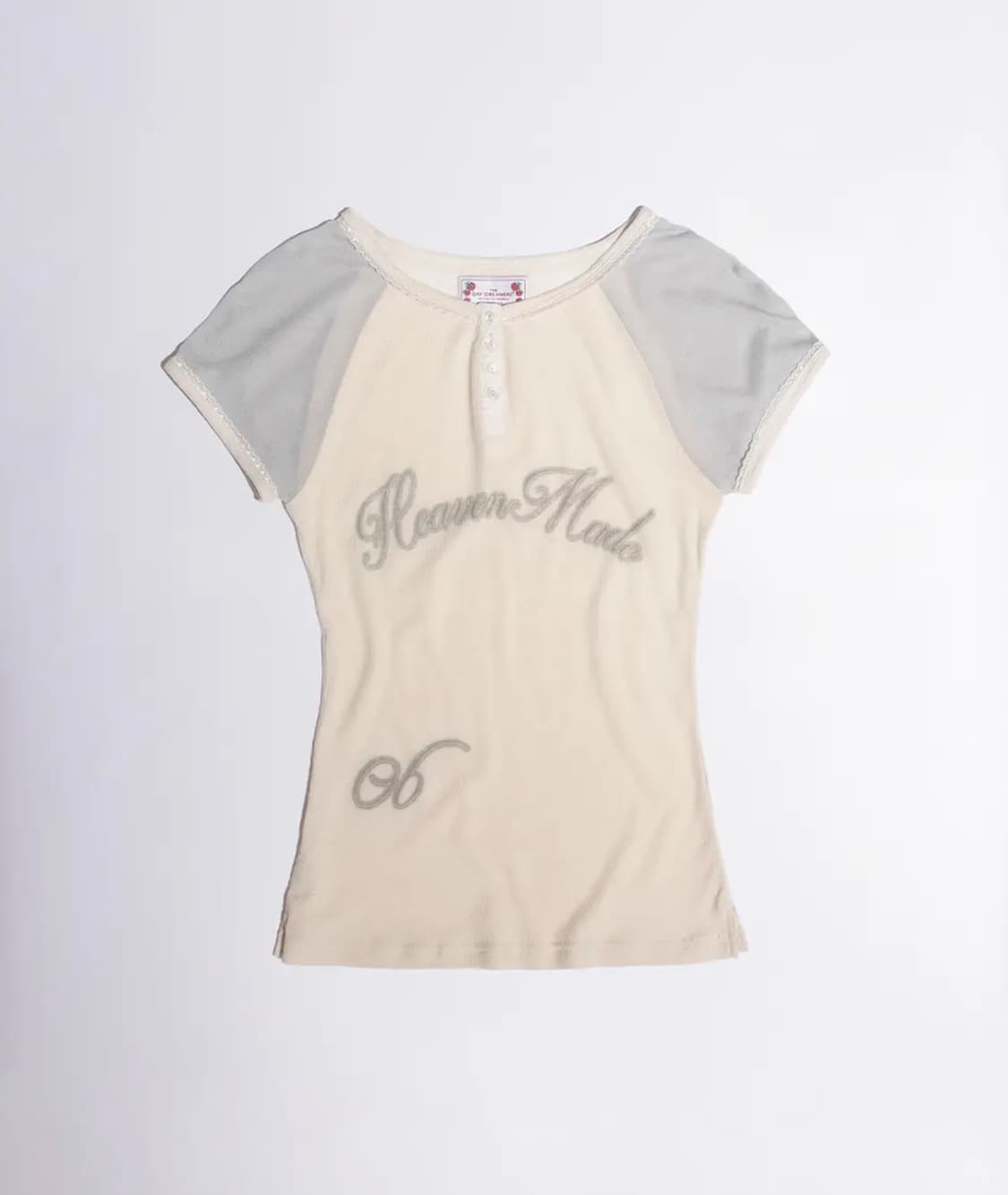 나띠착용) 스컬프터 Heavenly Button Down Tee Raw 상품이미지1