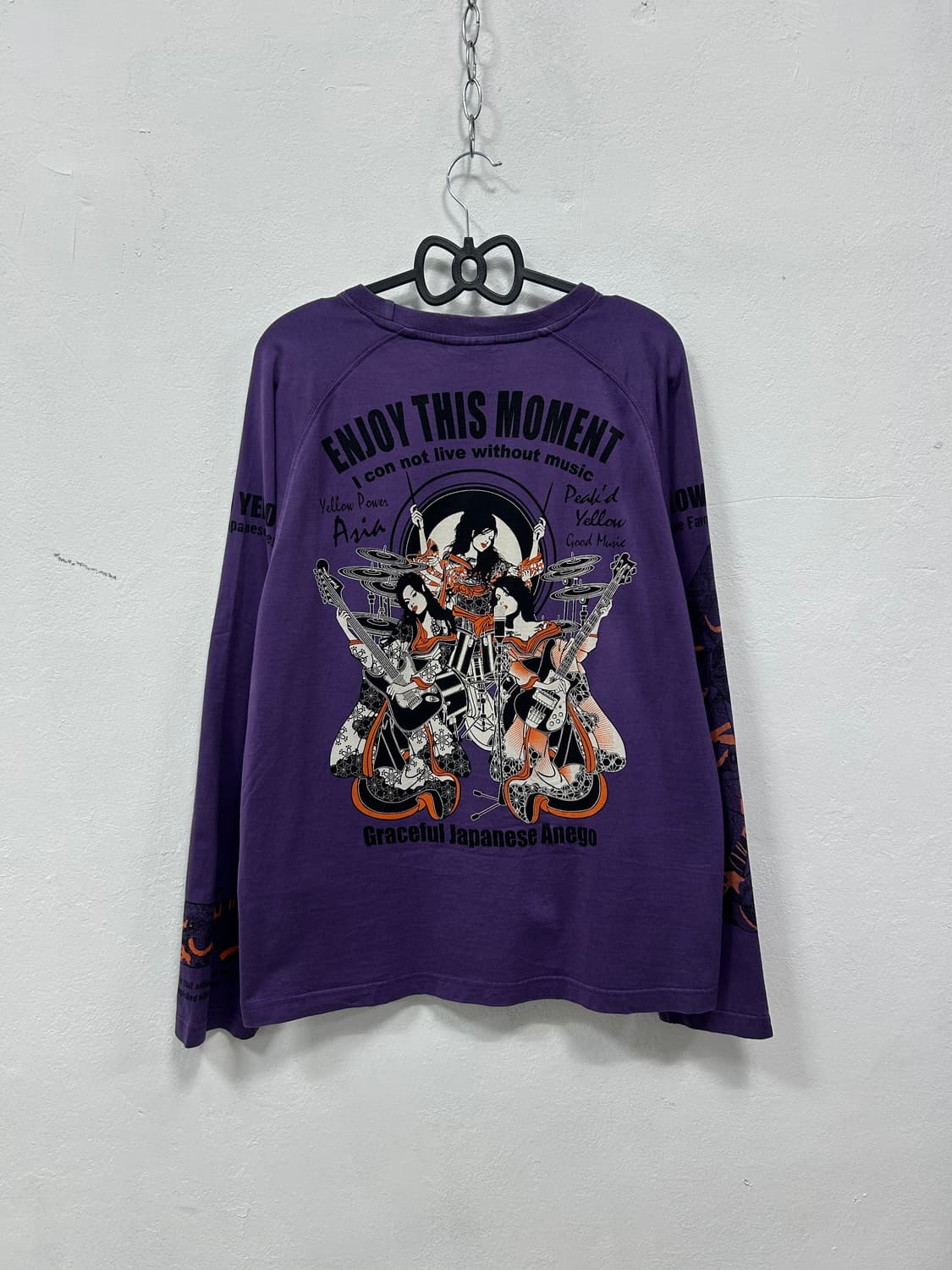 [PEAK'S] 히글깔 오리엔탈 게이샤 밴드 펑크 롱슬리브 상품이미지6