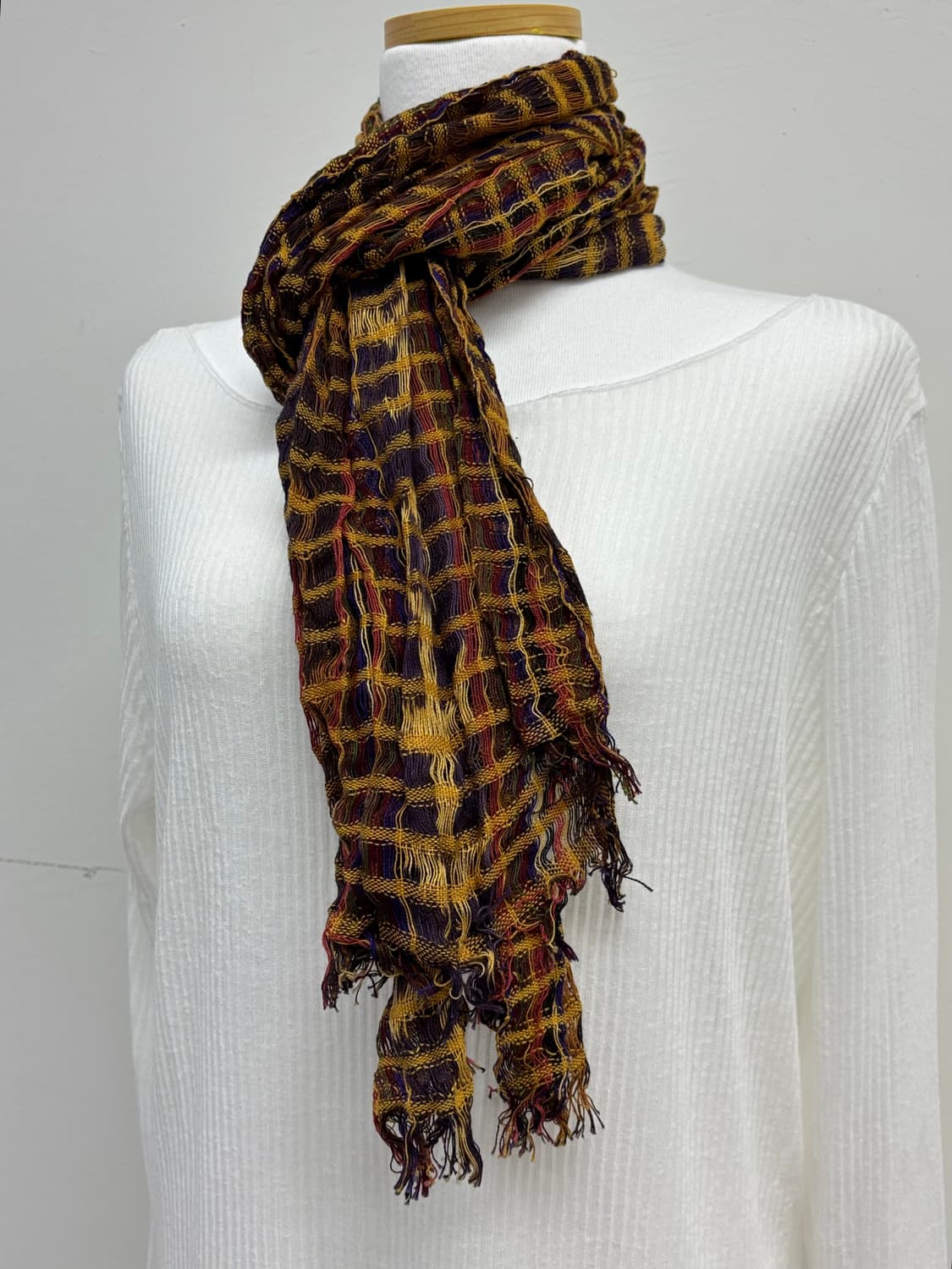 빈티지 체크 머플러 상품이미지1