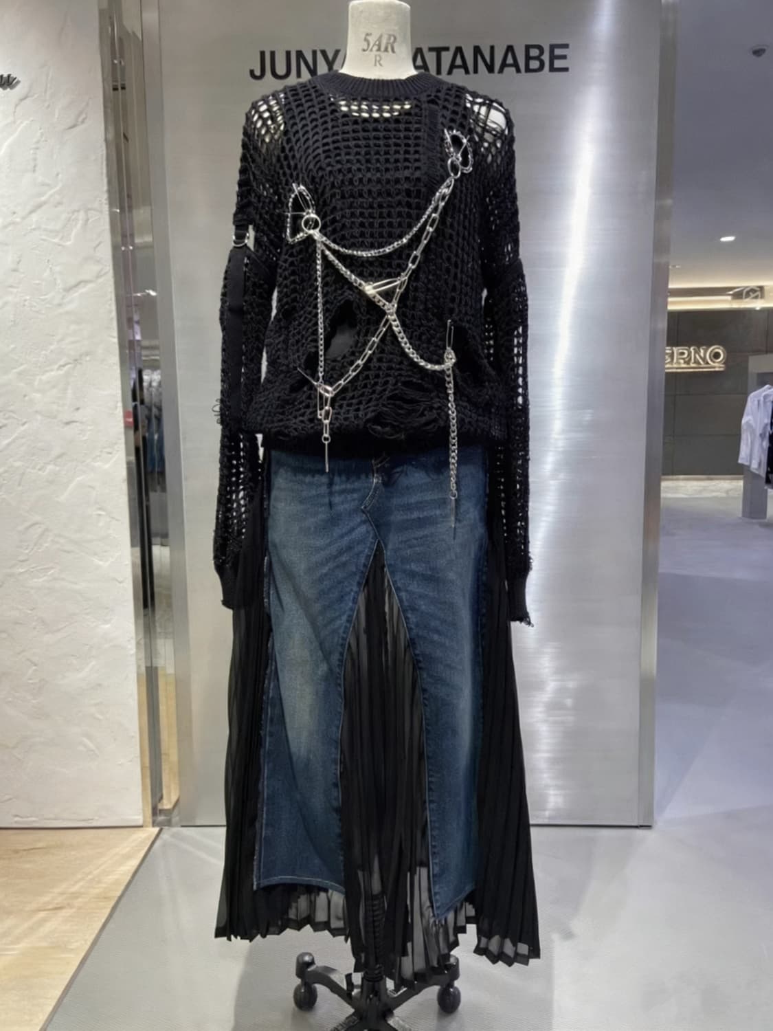 NEW준야 와타나베 리바이스 데님 치마 S 상품이미지1