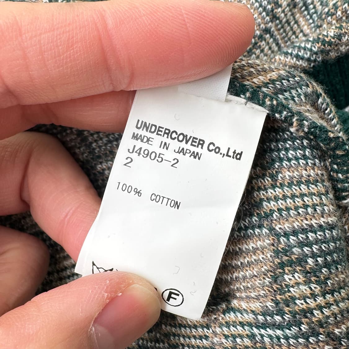 언더커버 FXXK 자카드 니트 2사이즈 (95 M) 상품이미지4