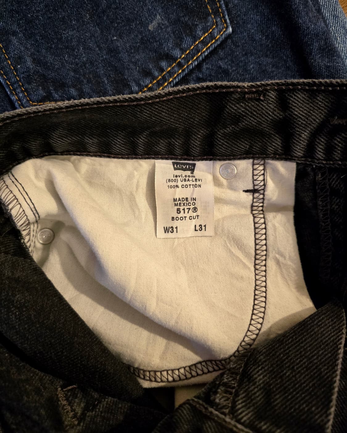 Levis 517 Mexico 흑청 (리바이스 부츠컷) 상품이미지5