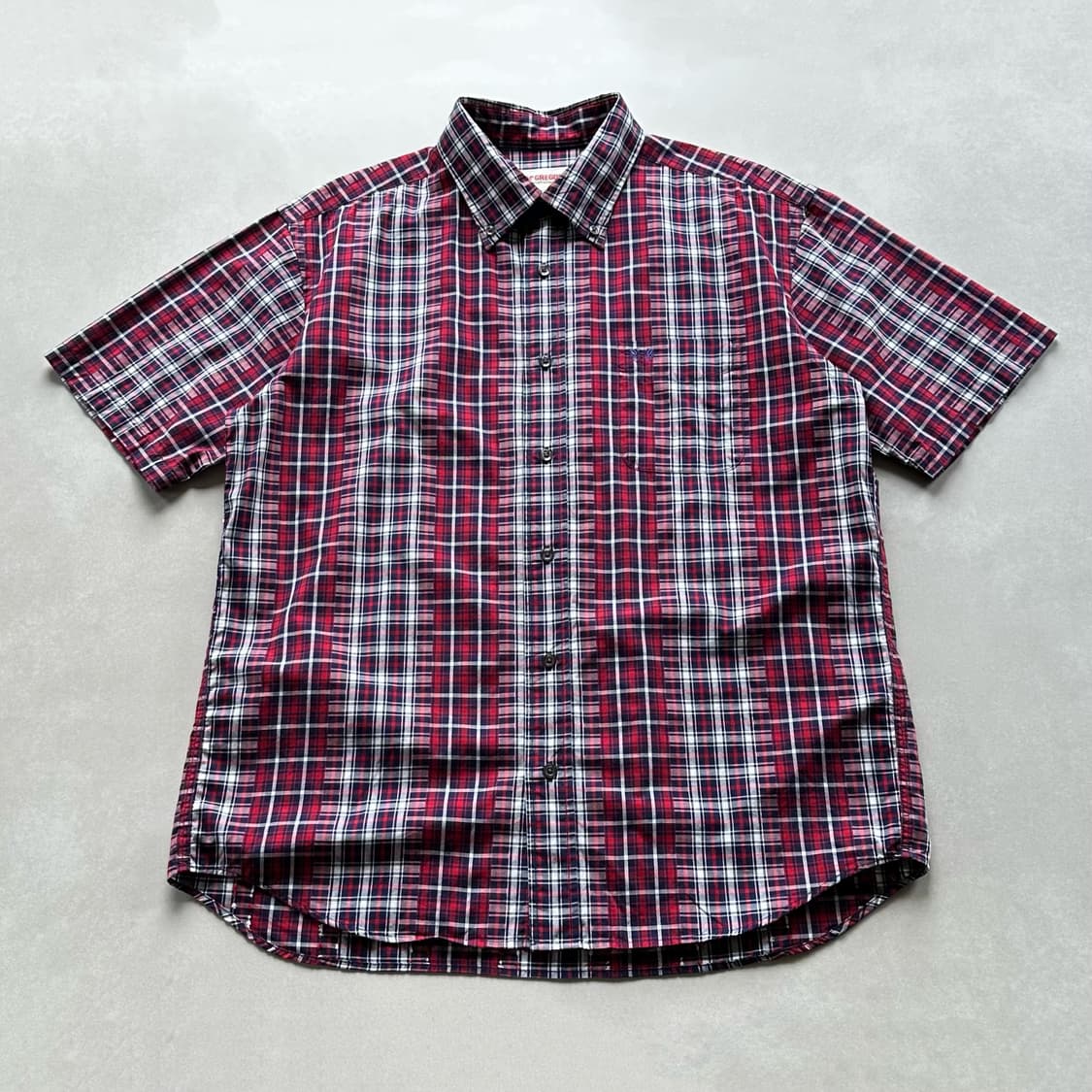 [L-XL]맥그리거 McGregor 체크 반팔 셔츠 상품이미지1