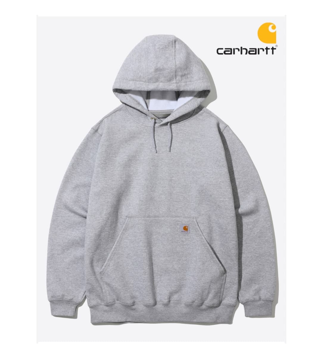 [XXL] Carhartt 칼하트 미드웨이트 기모 그레이 후드티 상품이미지2