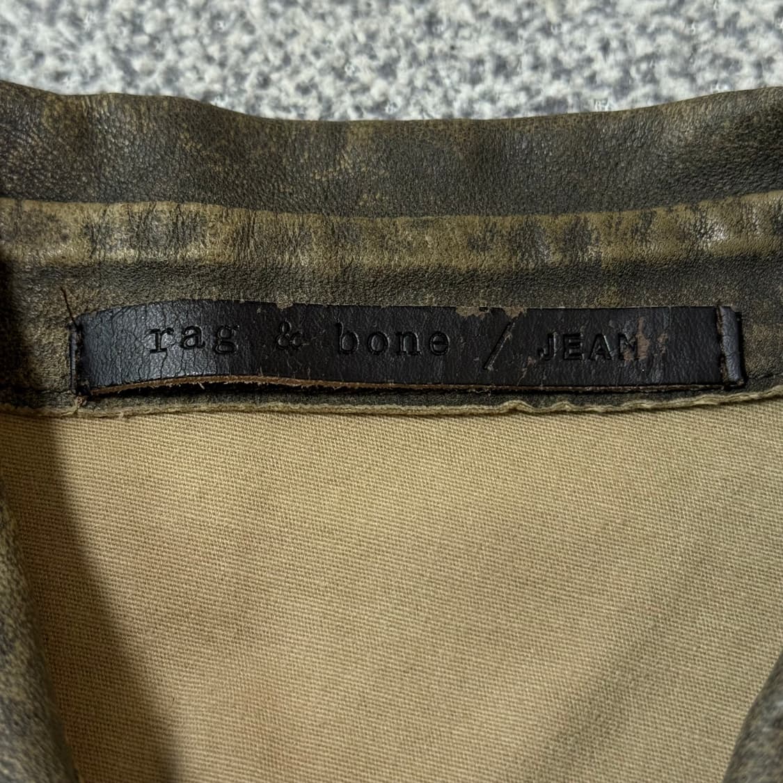 Rag and bone 랙앤본 램스킨 레더 자켓 상품이미지6