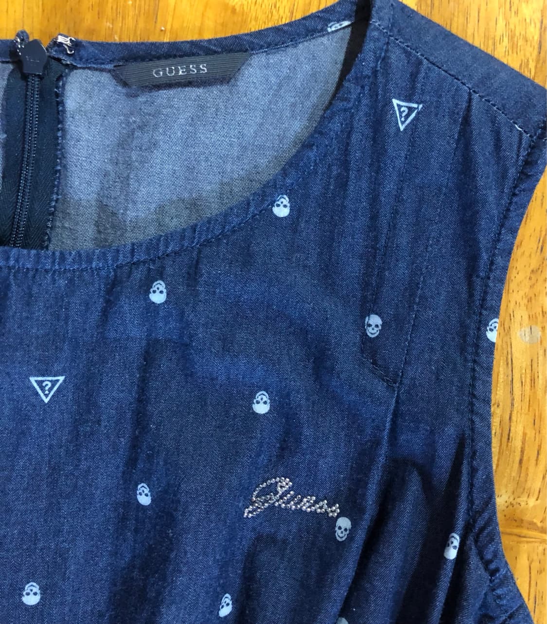 GUESS 데님 슬리브리스원피스 XS 상품이미지2