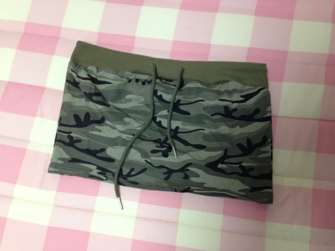 카모 밴딩 스커트 상품이미지1