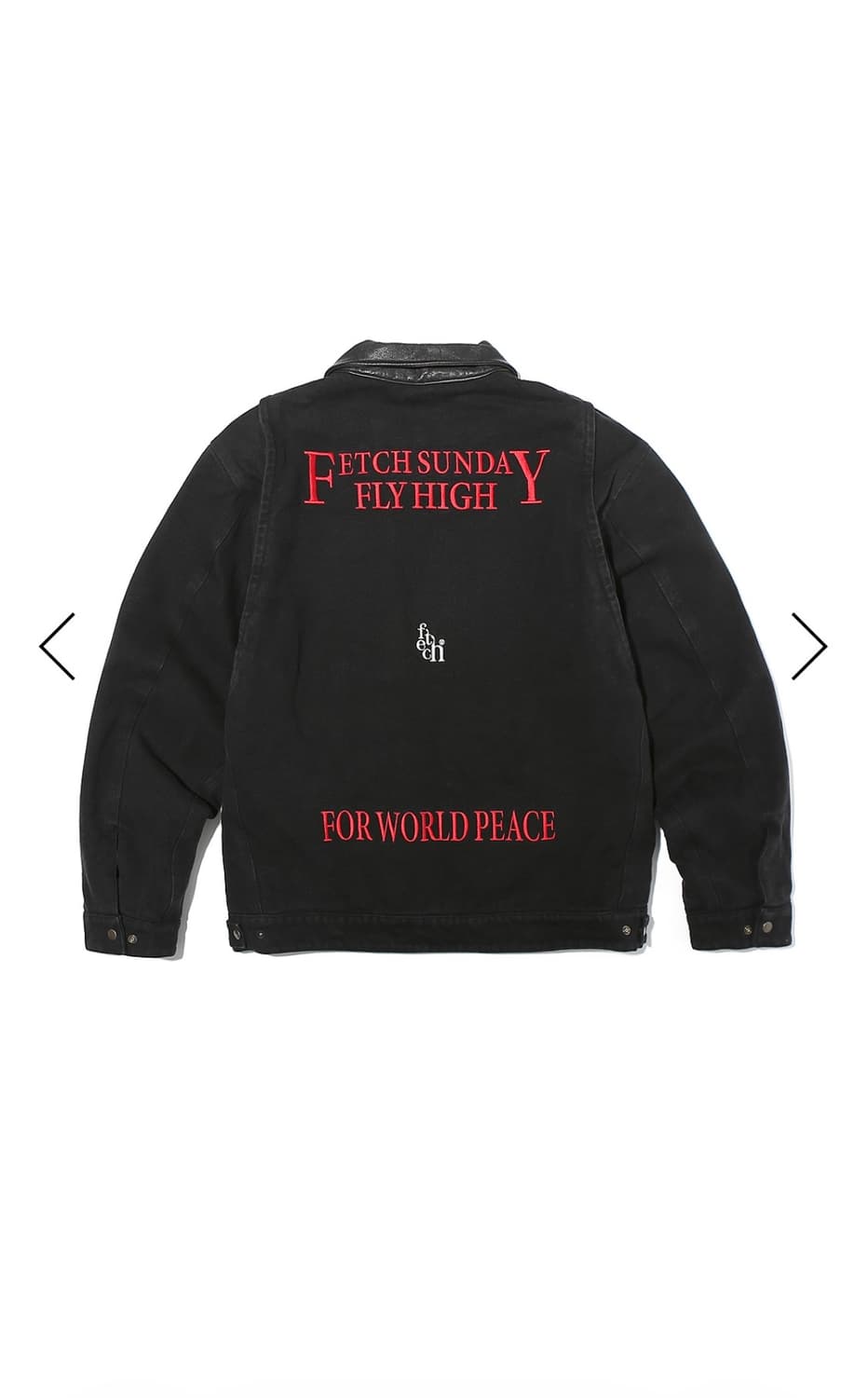 (새상품) 페치 리버시블 워크 자켓 블랙 S 상품이미지2