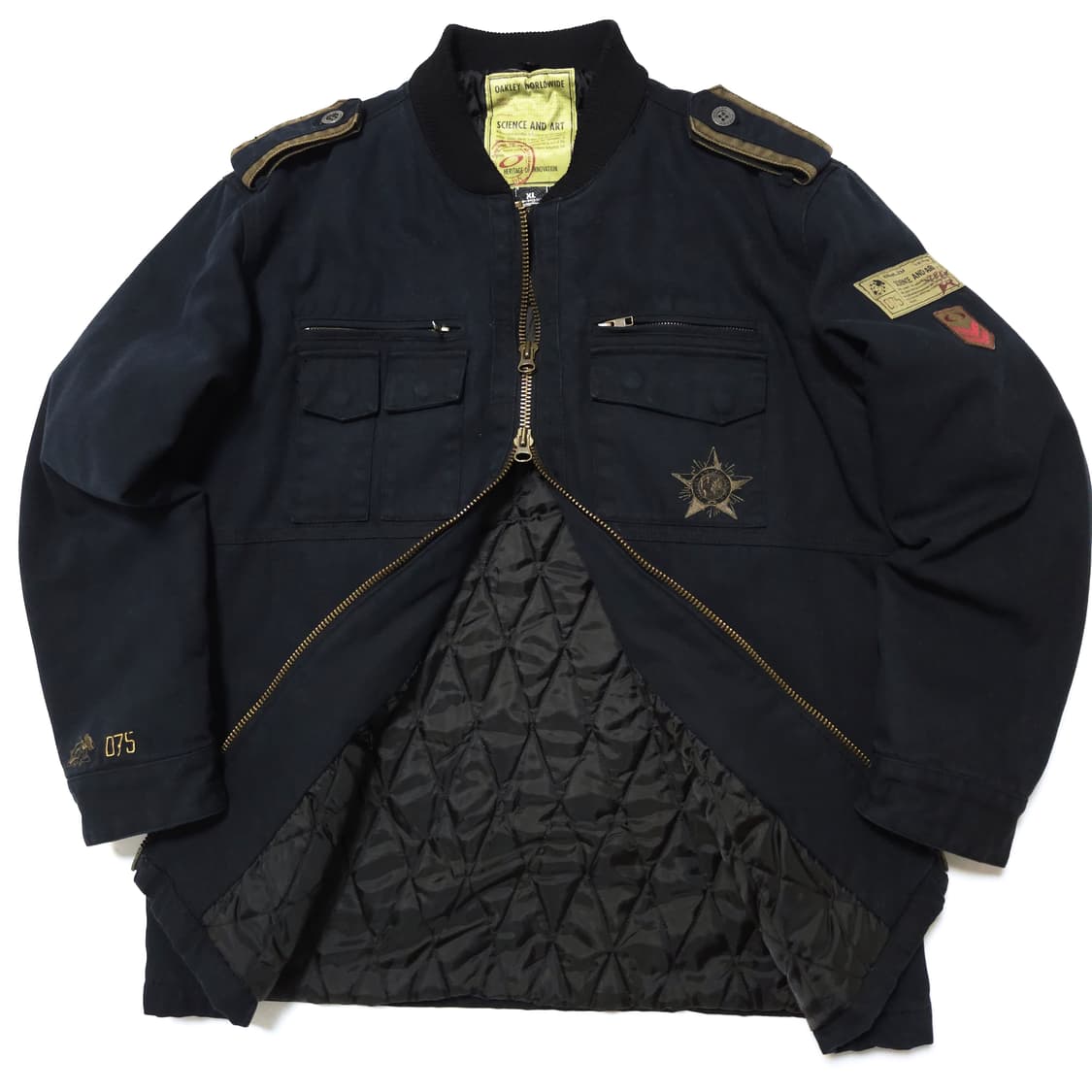 오클리 OAKLEY 퀄팅 패치 워크 필드 자켓 상품이미지3