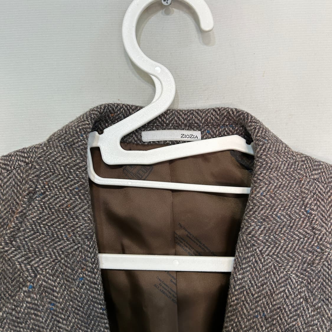 지오지아 브라운 헤링본 자켓 상품이미지2