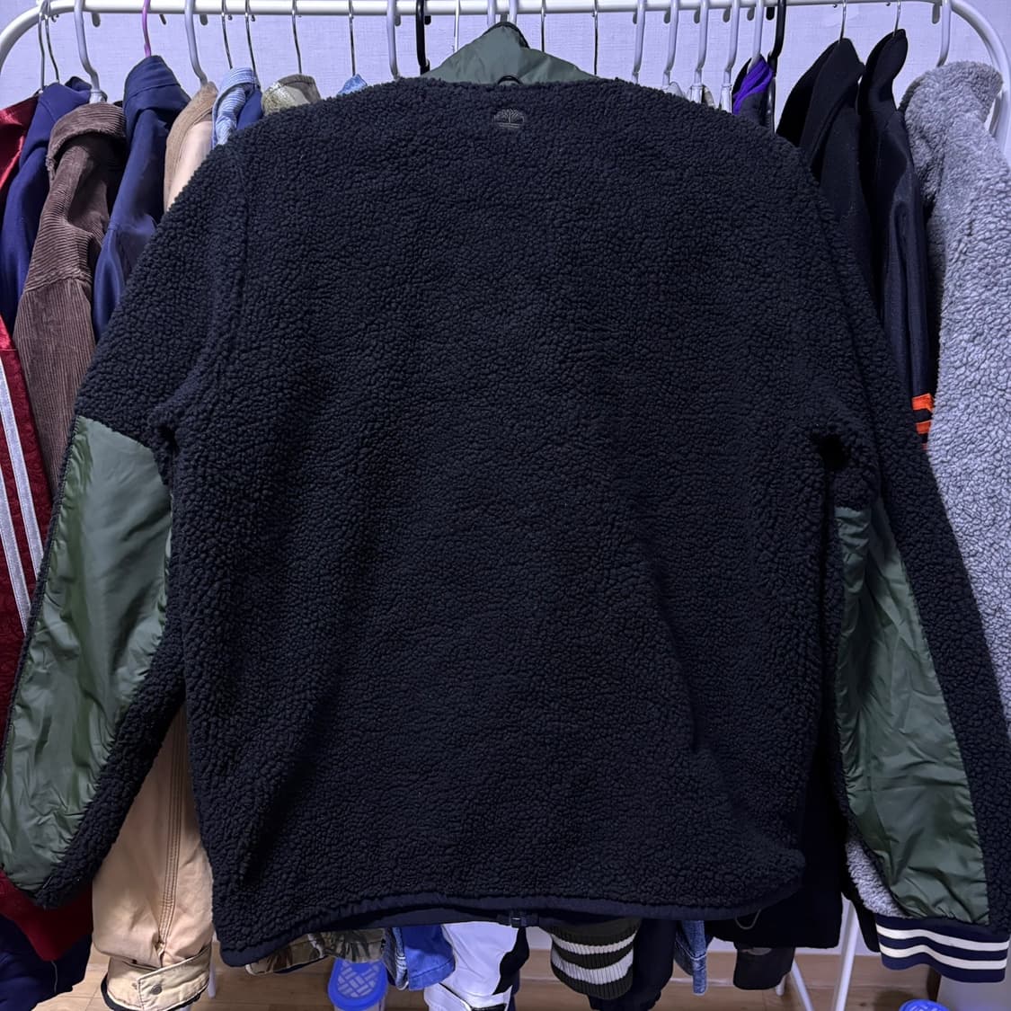 팀버랜드 검정카키 후리스 xl 상품이미지4