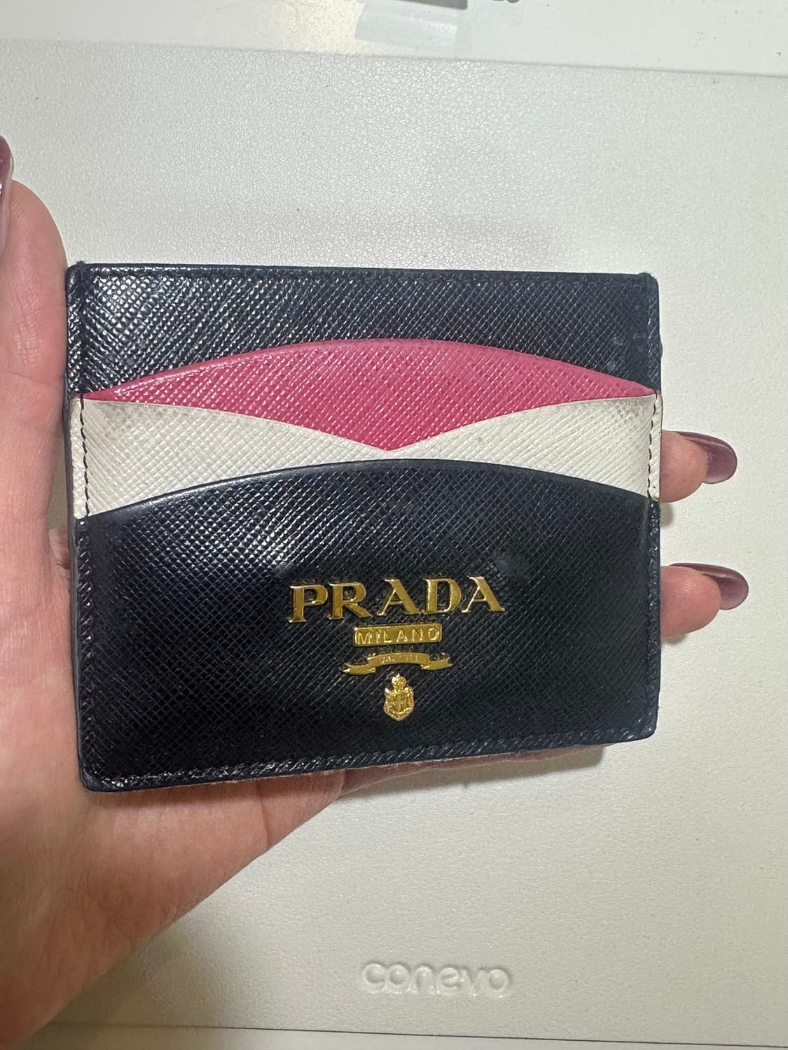 [정품]프라다사피아노멀티컬러카드지갑 상품이미지2