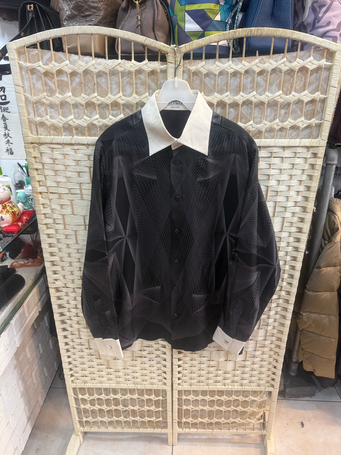 105 정품 에르메스 실크셔츠 팝니다 상품이미지1