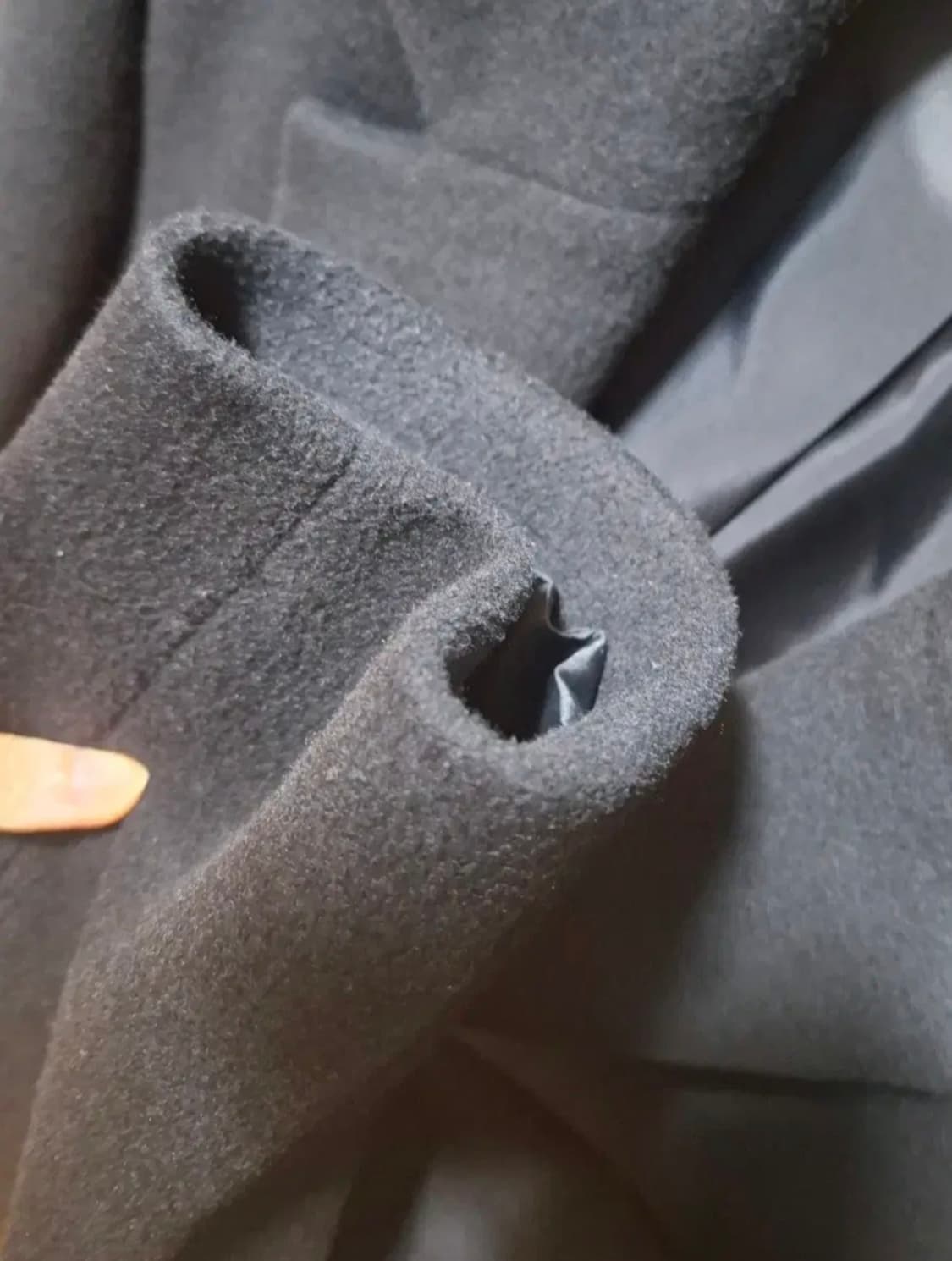 무신사 스탠다드 우먼즈 캐시미어 블렌드 오버 숄더 싱글 코트 S 상품이미지4