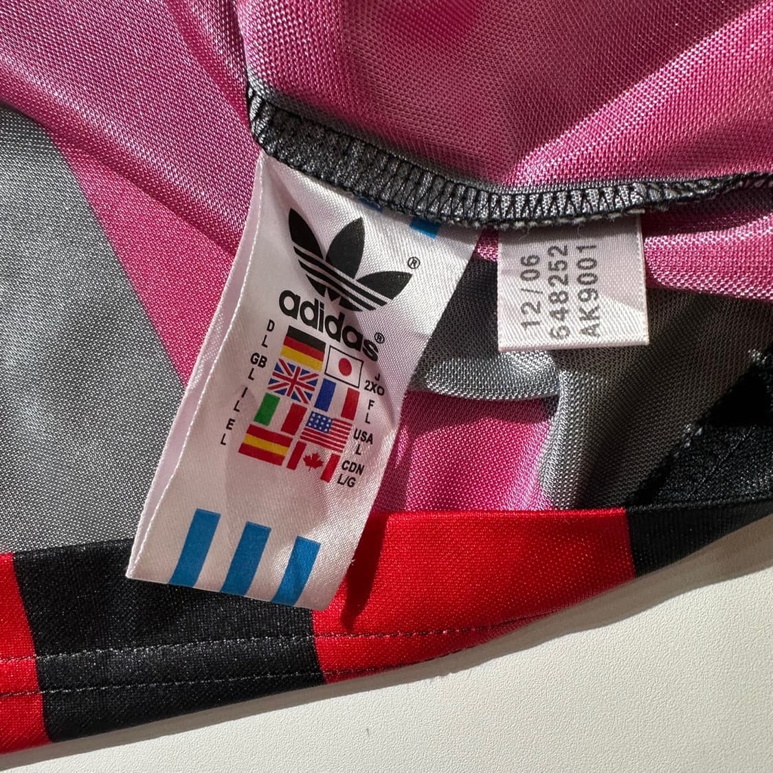 아디다스 AC밀란 90-91 시즌 유니폼 축구 반팔 져지 상품이미지8