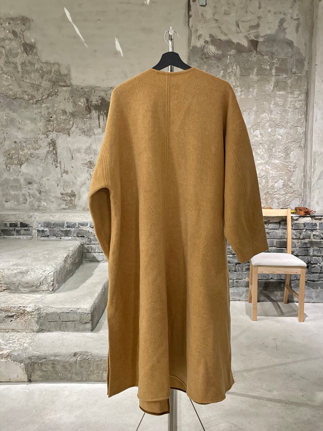 이자벨 마랑 머스타드 랩 울 캐시미어 코트 상품이미지6