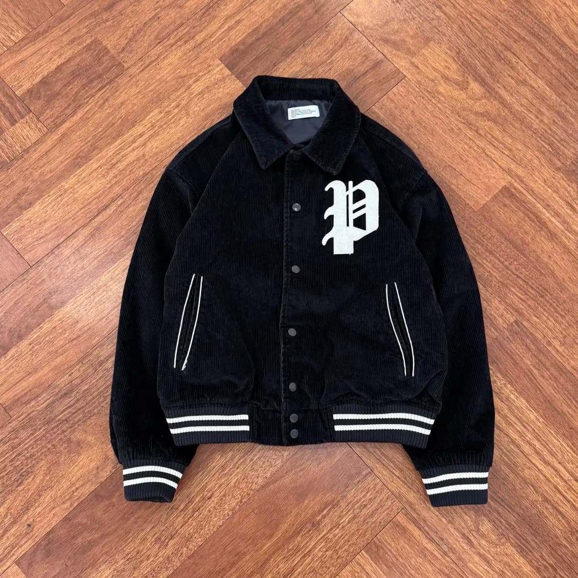 S 파르티멘토 진네이비 코듀로이 바시티 자켓 상품이미지1